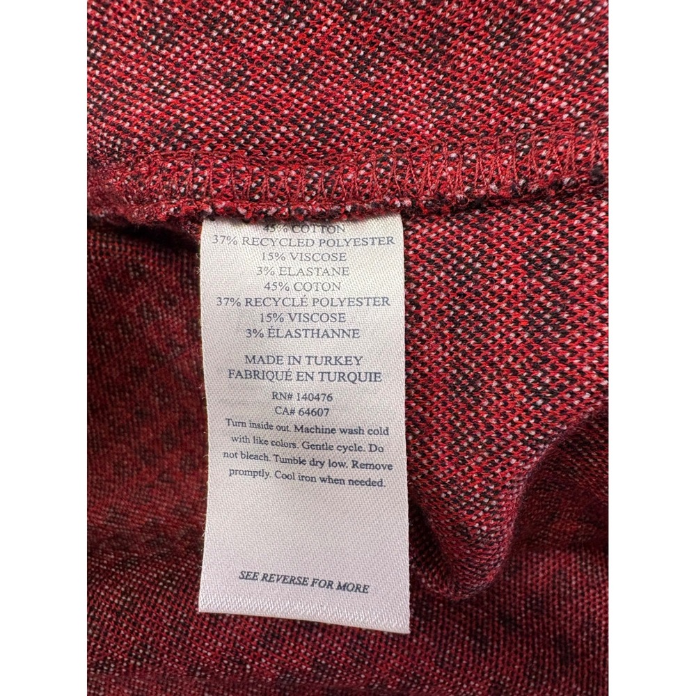 Faherty Legend Sweater Shirt Women M Red Plaid Button Up Cabin Cozy Outdoor Gorp - Picture 5 of 8